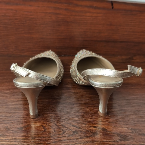 Starstruck Salsa Mule Heels Kareena Kapoor Khan x Fizzy Goblet - Lmt Ed Size 6 - Picture 4 of 6